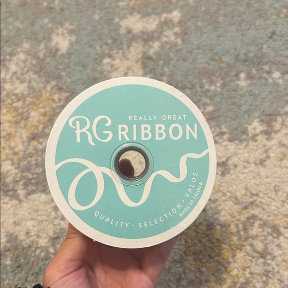 Pink Lace Trim Ribbon - Picture 2 of 4